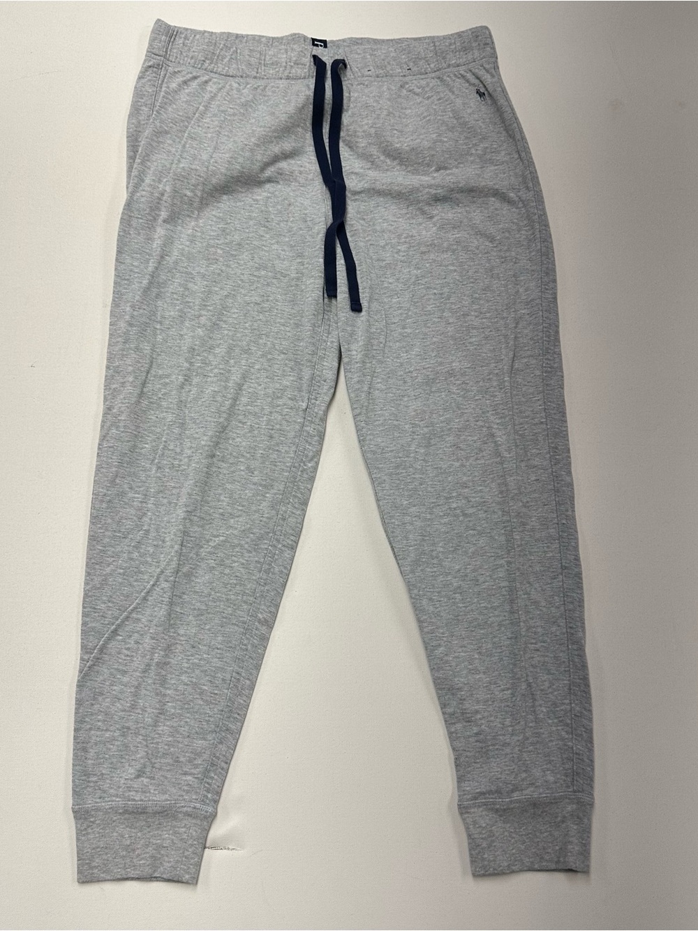 Polo Ralph Lauren Fleece Jogger Sweatpants Men’s XL Gray Pony Logo Drawstring